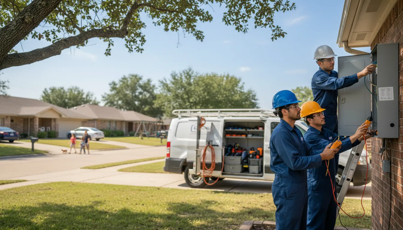 Certified electrician providing emergency electrical services in Montgomeryville, PA